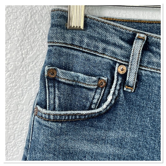 AGOLDE Nico High Rise Slim in Shoreline Sz 23 Cotton Blend - Picture 6 of 8